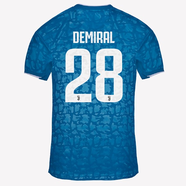 Camiseta Juventus NO.28 Demiral Replica Tercera Ropa 2019/20 Azul